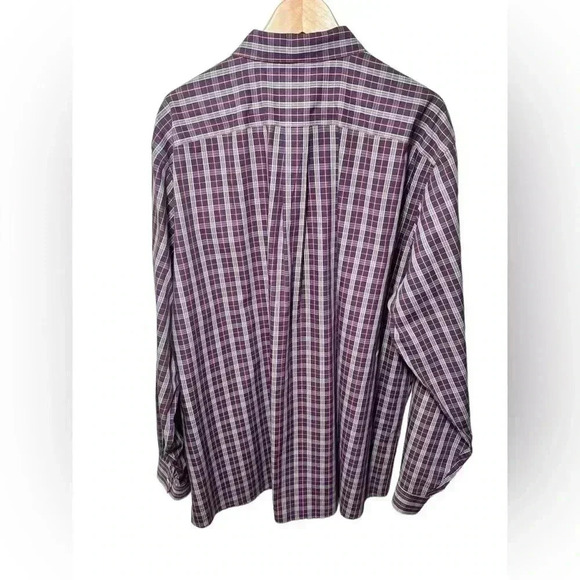 Eddie Bauer Plaid Flannel Button Down Shirt Men Classic Fit Long Sleeve T2XL - Picture 5 of 16